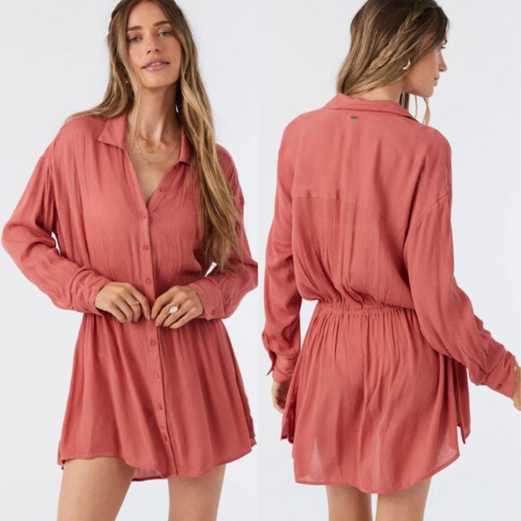 O'Neill Other - O'NEILL SALTWATER SOLIDS CAMI SWIM COVER-UP NWT Sz M